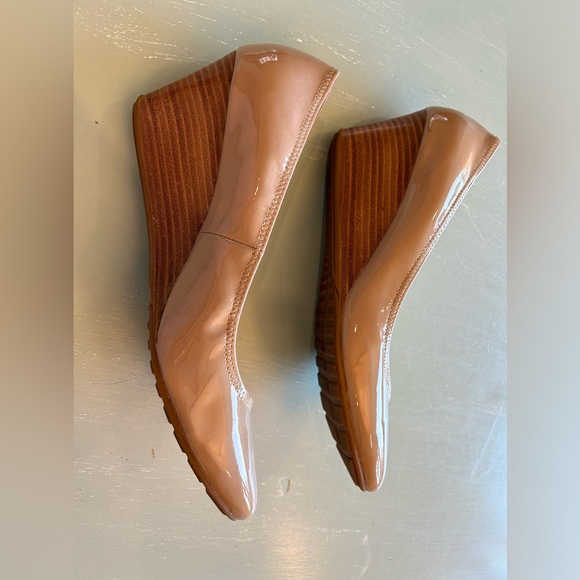 Cole Haan Grand Os Wedge Pumps - black - size 10.5 - Picture 6 of 7